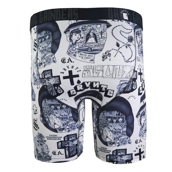 SRVNTZ x Original Grinders And Dark Metal OG Boxer Briefs Set Of 2 Mens 2X Black - Picture 3 of 12